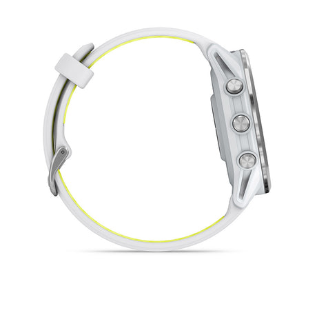 Garmin, Forerunner 970, Watch, Watch Color: Black, Wristband: Black/Translucent Whitestone- Silicone