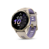 Garmin, Forerunner 970, Watch, Watch Color: Black, Wristband: Black/Translucent Whitestone- Silicone