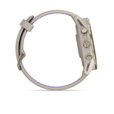 Garmin, Forerunner 970, Watch, Watch Color: Black, Wristband: Black/Translucent Whitestone- Silicone