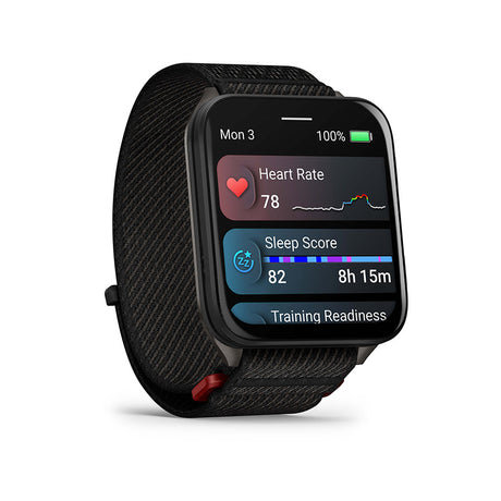 Garmin, Venu X1, Watch, Watch Color: Black, Wristband: Black - Nylon