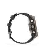 Garmin, fenix 8 Pro 51 mm- AMOLED Sap., Watch, Watch Color: Grey, Wristband: Black/ Pebble Gray - Silicone