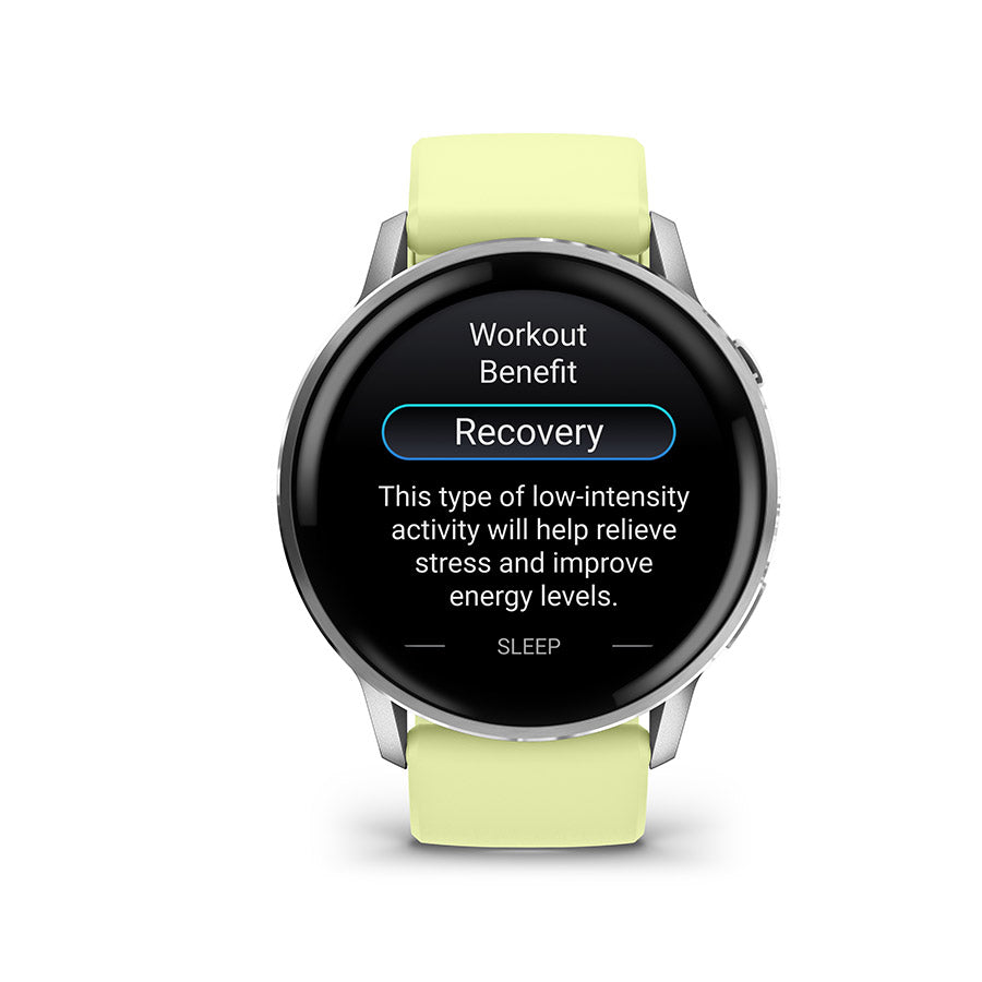 Garmin, Venu 4 45mm, Watch, Watch Color: Slate, Wristband: Black - Silicone