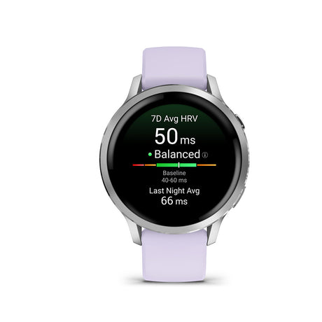 Garmin, Venu 4 41mm, Watch, Watch Color: Lunar Gold, Wristband: Bone - Silicone