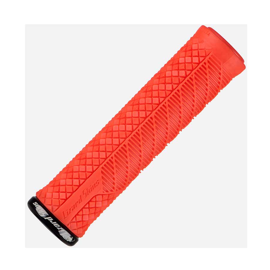 Lizard Skins Charger Evo Grips - Fire Red Lock-On