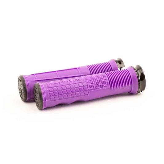 Chromag Format Grips - Purple Lock-On