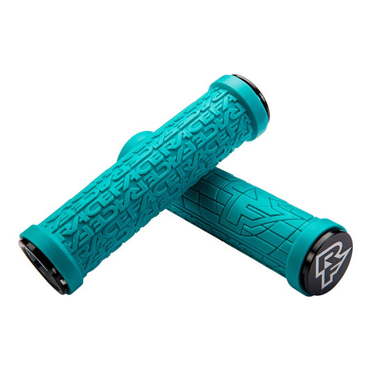 RaceFace Grippler Grips - Turquoise Lock-On 33mm