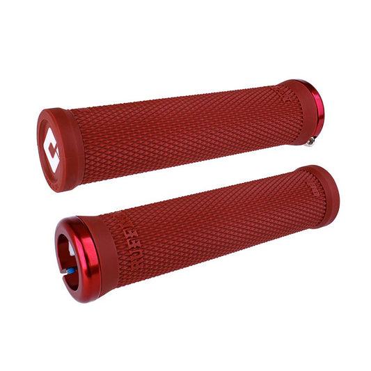 ODI Ruffian v2.1 Lock-On Grips - Red