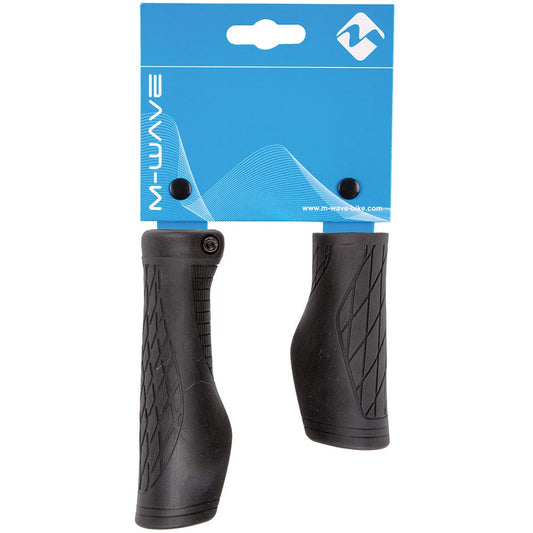 M-Wave Cloud Ergo Fix Grips 132mm/92mm Black