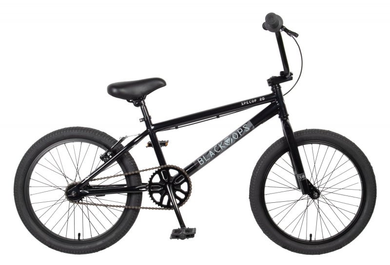 Black ops SpecOp-20 Step-Over 11` Metallic Black 20` Black Anodized 1 Speed Coaster Brake