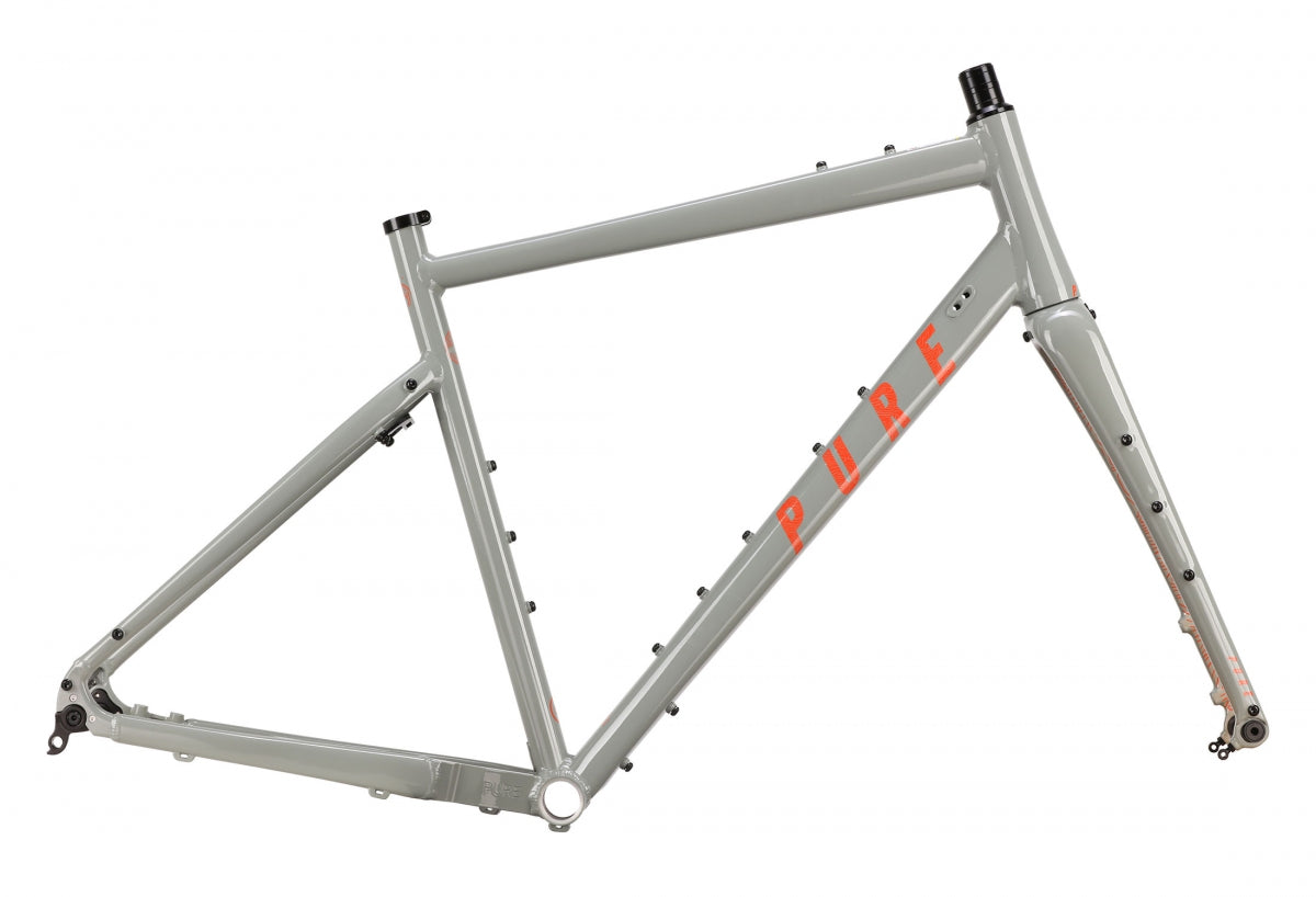 FRAME PURE ADVENTURE AL 700xM45/XS AGAVEw/CARBON FORK/HS/TOP CAP/THTU AXLES/FENDER MOUNTS (O)