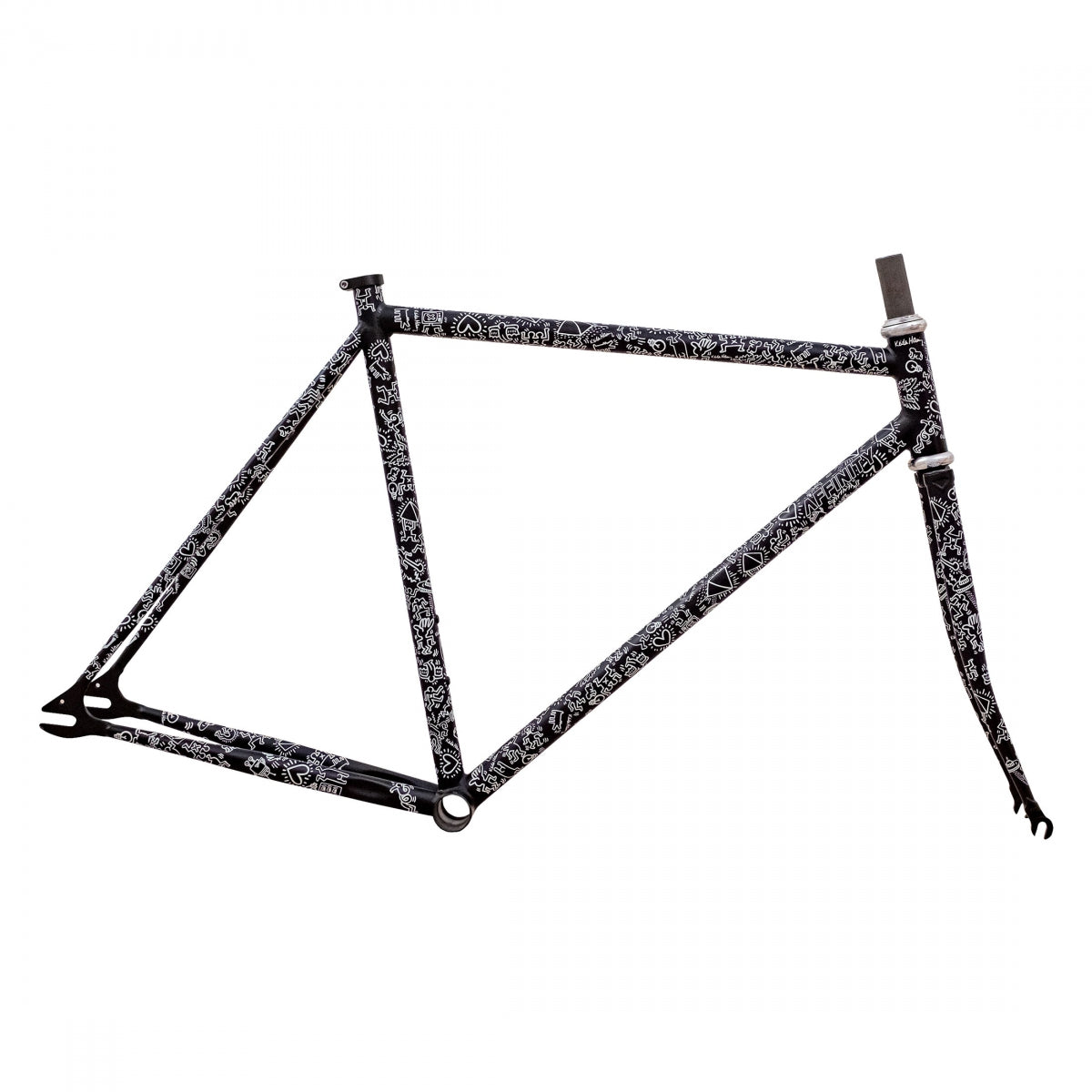 FRAME AFFINITY METRO KEITH HARING BK/WH SM w/FORK