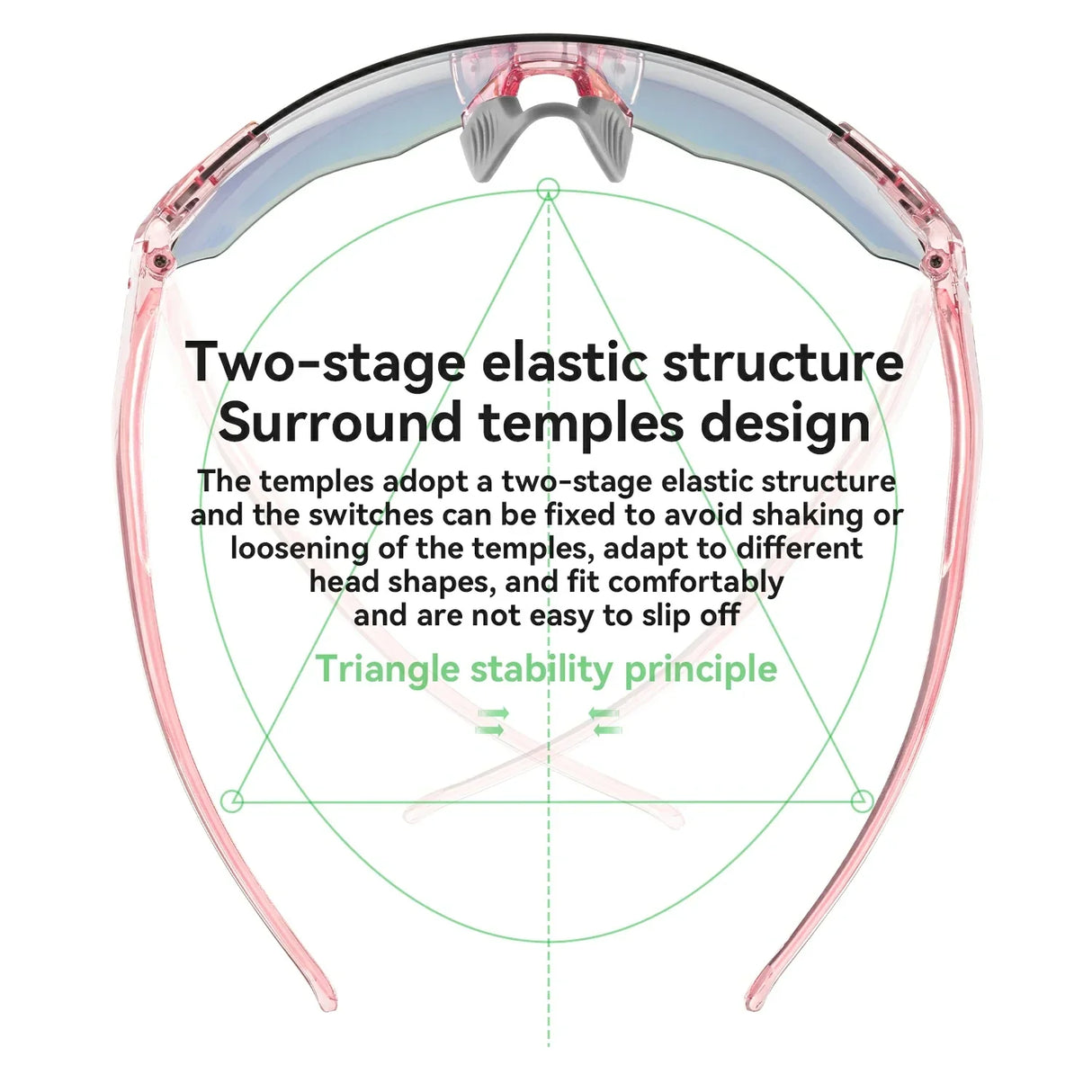Durable Polarized Cycling Sunglasses with UV400 Protection