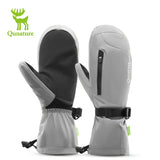 Qunature Full-Palm Ski Gloves Windproof Touchscreen Enhanced Grip