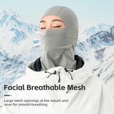 Qunature Lycra Ski Headgear | Thermal Mask for Cold-Weather Sports