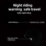 ROCKBROS Winter Bike Skull Cap Thermal Cycling Helmet Liner  Headwear with Light