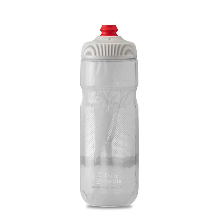 Polar Bottle Breakaway Water Bottle Bolt White/Silver 20oz