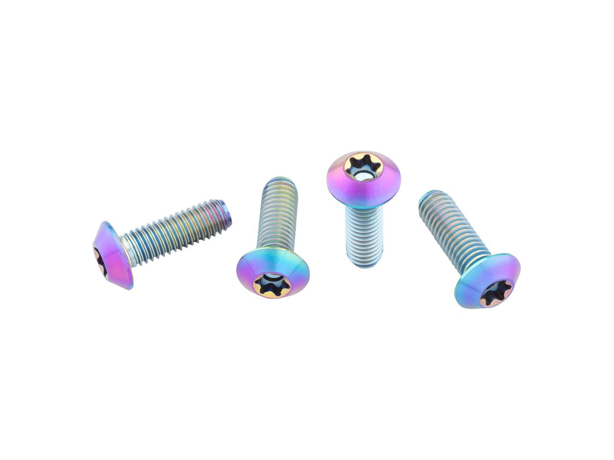 Wolf Tooth H2O Cage Titanium Low Profile PR 4 Pack Fastener