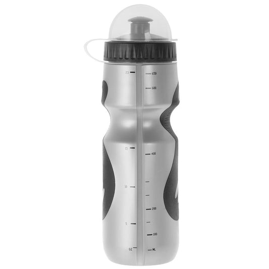 M-Wave Pro Grip Water Bottle 710ml / 24oz Silver/Black