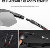 Slim Polarized Sports Sunglasses with 4 Lenses