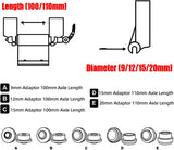 ROCKBROS Suction Cup Bike Rack Adapter 9/12/15/20mm Diameter 100/110mm Axle Length