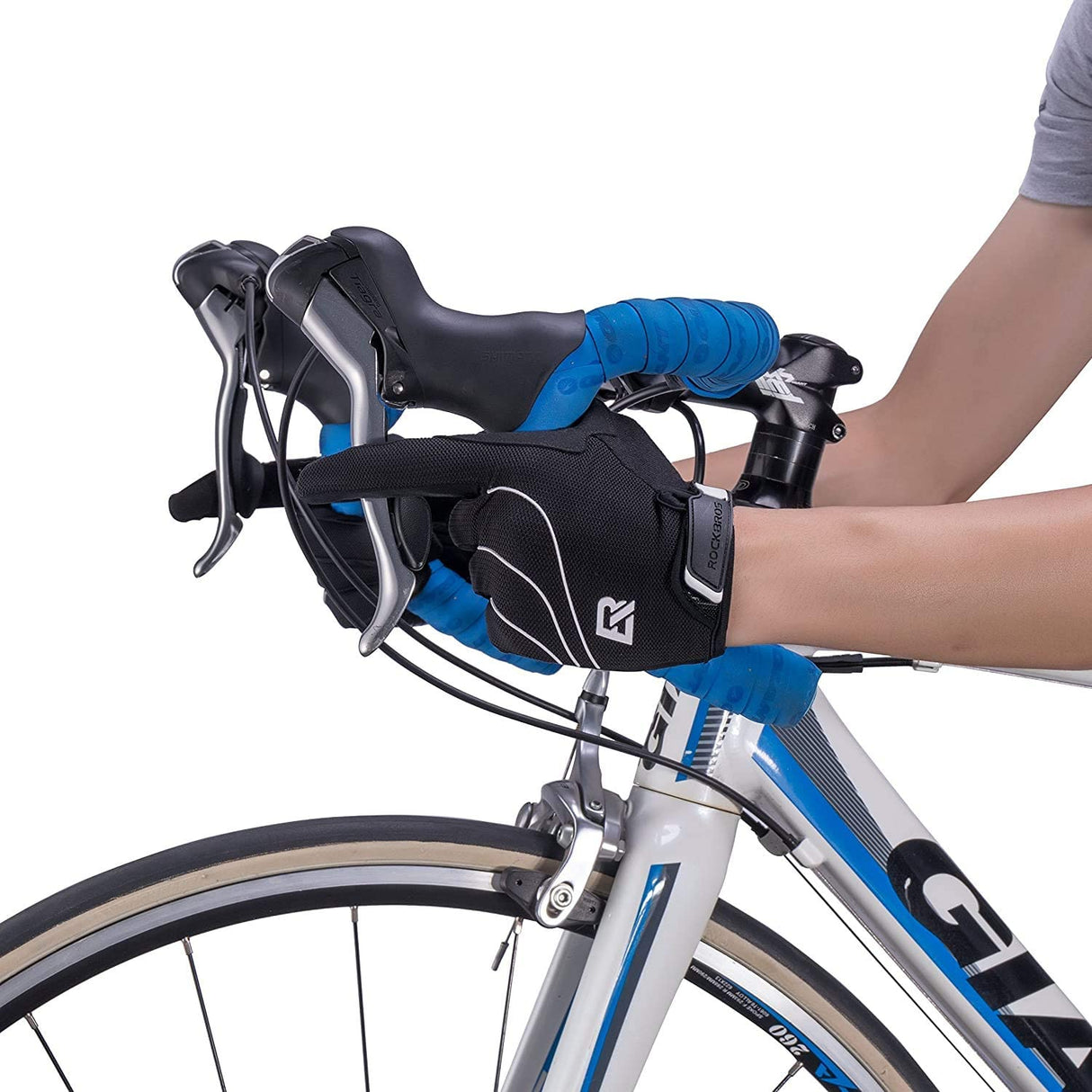 Cycling Full Finger Gloves Outdoor Sport Gloves Fit for Spring Autumn