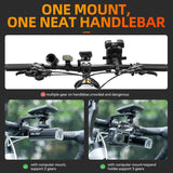 ROCKBROS Out Front Bike Mount Cycling Computer Mount Bike Handlebar 1.25''/ 31.8mm