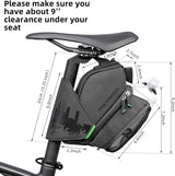 ROCKBROS Waterproof Bike Saddle Bag with Water Bottle Holder