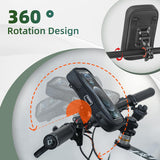 ROCKBROS Motorcycle Phone Mount Waterproof Handlebar Bag Phones Below 6.8”