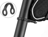 ROCKBROS Waterproof Cycling Saddle Bag Bike Rear Seat Bags Zipper Bicycle Black