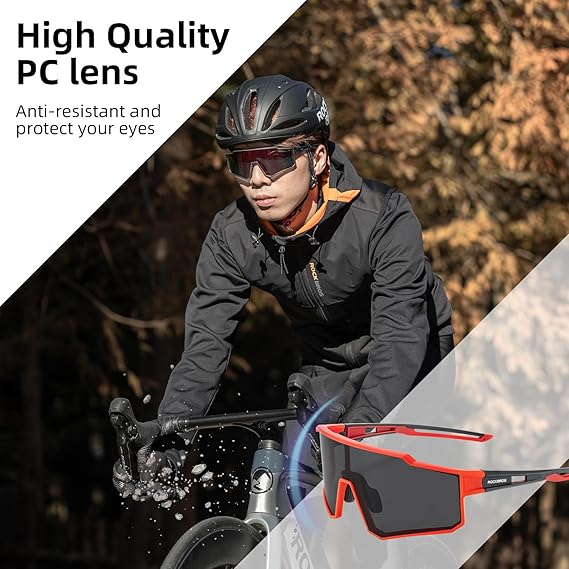 Unisex Polarized Cycling Sunglasses with TR90 Frame