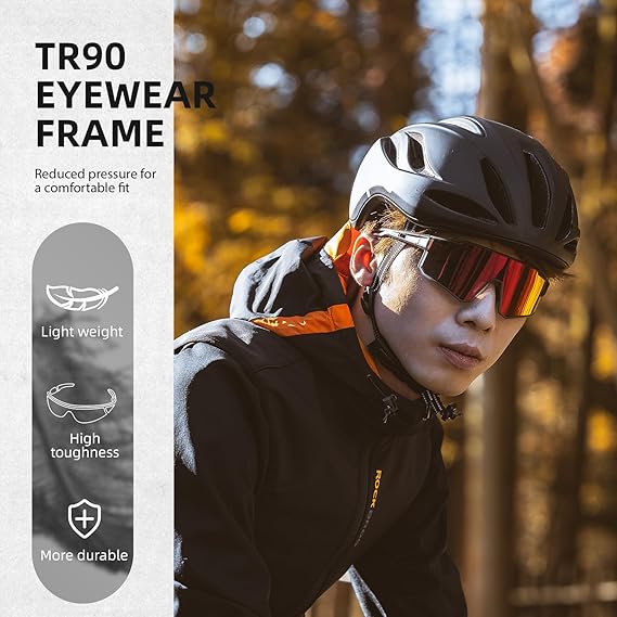 Unisex Polarized Cycling Sunglasses with TR90 Frame