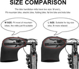 ROCKBROS Cold Weather Bike Handlebar Mittens Windproof & Coldproof Commuter