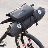 Waterproof Handlebar Bags Front 2 Dry Packs for MTB Road Bicycles 19-20L
