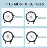 Foldable Carbon Steel Floor Bike Stand for 20"-29" Wheels