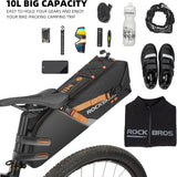 ROCKBROS 10L Waterproof Bike Saddle Bag Large Capacity Easy Install