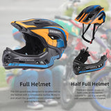 ROCKBROS Kids Full Face Helmet Detachable for Youth Child Boys Girls Ages 3-16