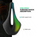 ROCKBROS 3D Printed Carbon Bike Saddle Ergonomic Ultralight Seat