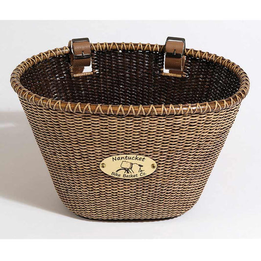 Nantucket Lightship Oval basket 14x10x8.5 Stained