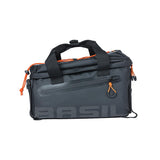 Basil, Miles, Trunk Bag, 7L, Black/Orange