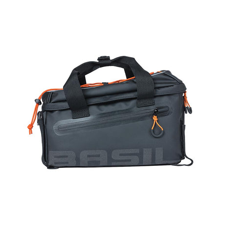 Basil, Miles, Trunk Bag, 7L, Black/Orange