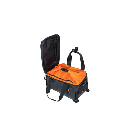 Basil, Miles, Trunk Bag, 7L, Black/Orange