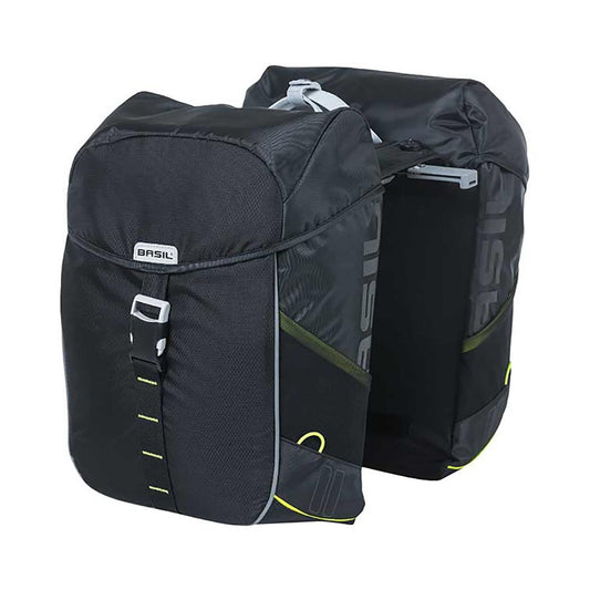 Basil Miles MIK Pannier 34L Black/Lime