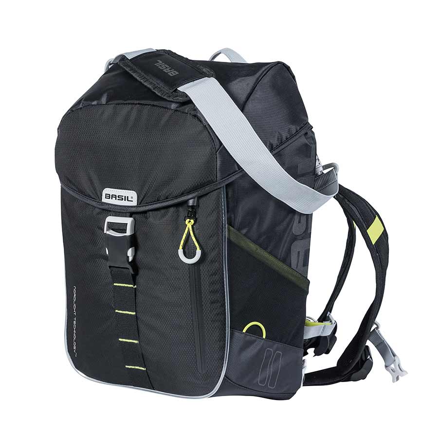 Basil Miles Backpack Nordlicht Technology 17L Black/Lime