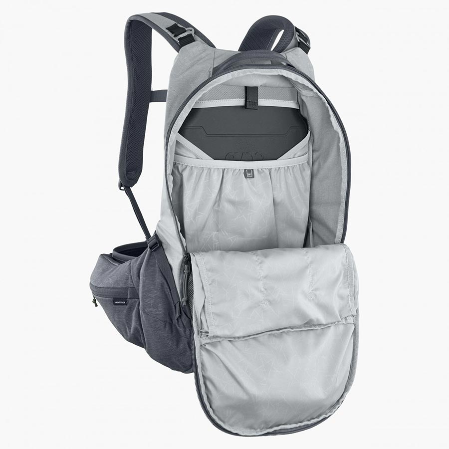 EVOC Trail Pro 16 Protector backpack 16L Stone/Carbon Grey SM