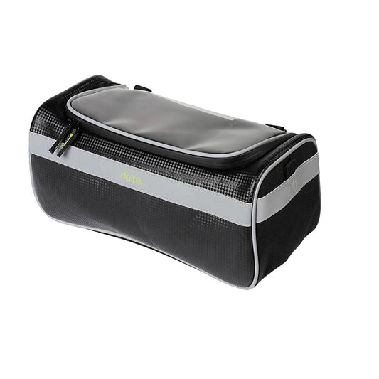 Delta Hybrid Handlebar/Trunk Pack Handlebar Bag 6.75L Black and silver