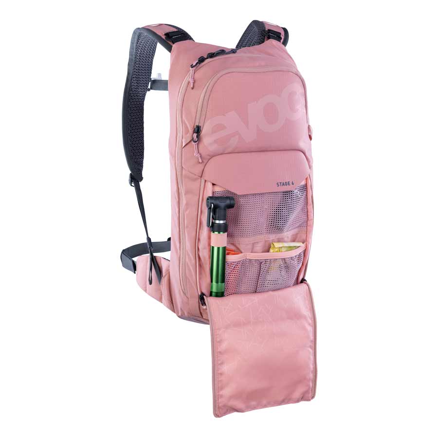 EVOC Stage 6 + 2L Bladder Hydration Bag Volume: 6L Bladder: Included (2L) Dusty Pink