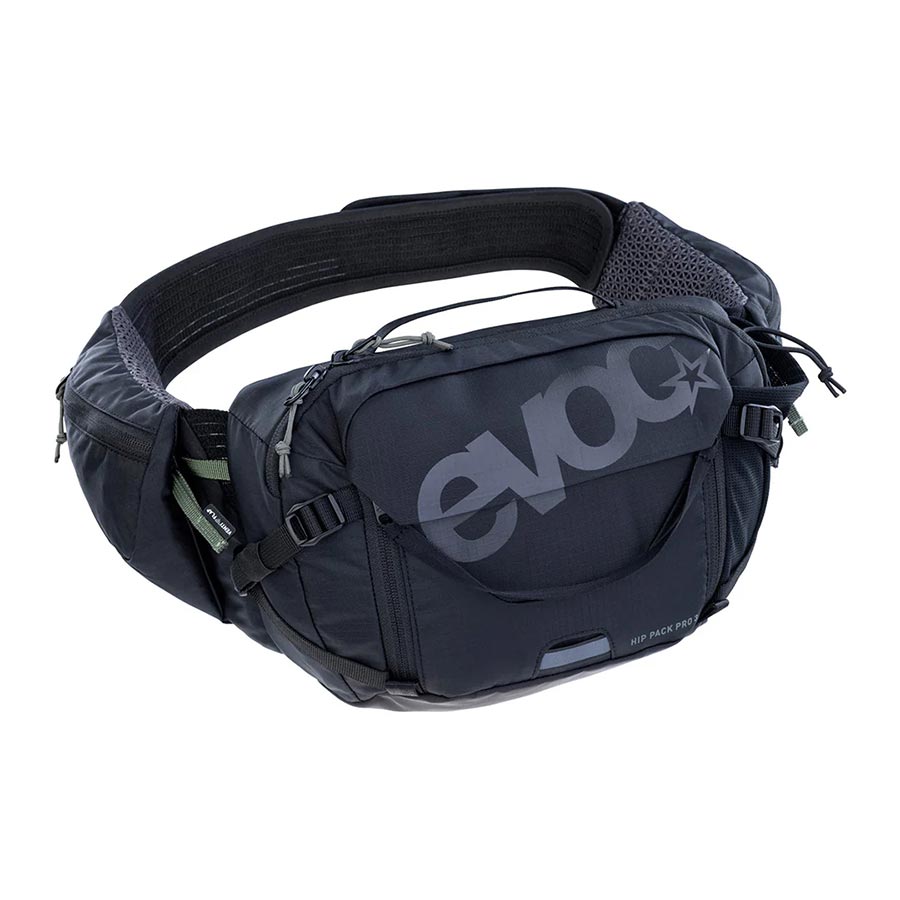 EVOC Hip Pack Pro 3 +1.5L Bladder Hip Pack 3L Included (1.5L) Black