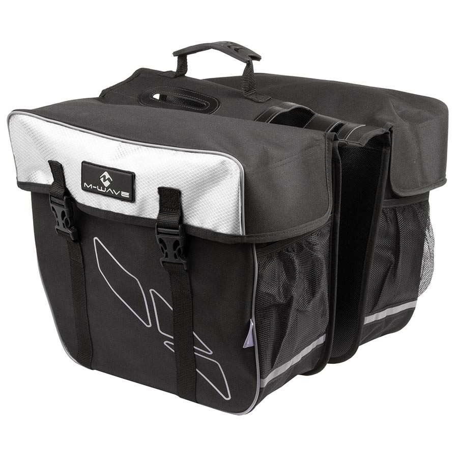 M-Wave Amsterdam Pannier 30L White