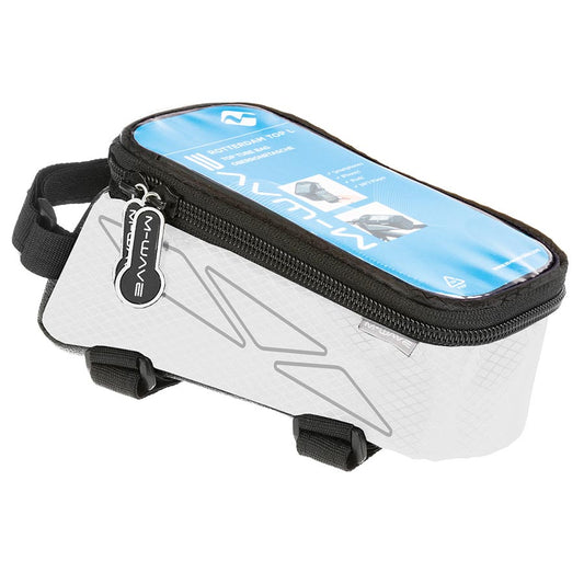 M-Wave Rotterdam Top Tube Bags White