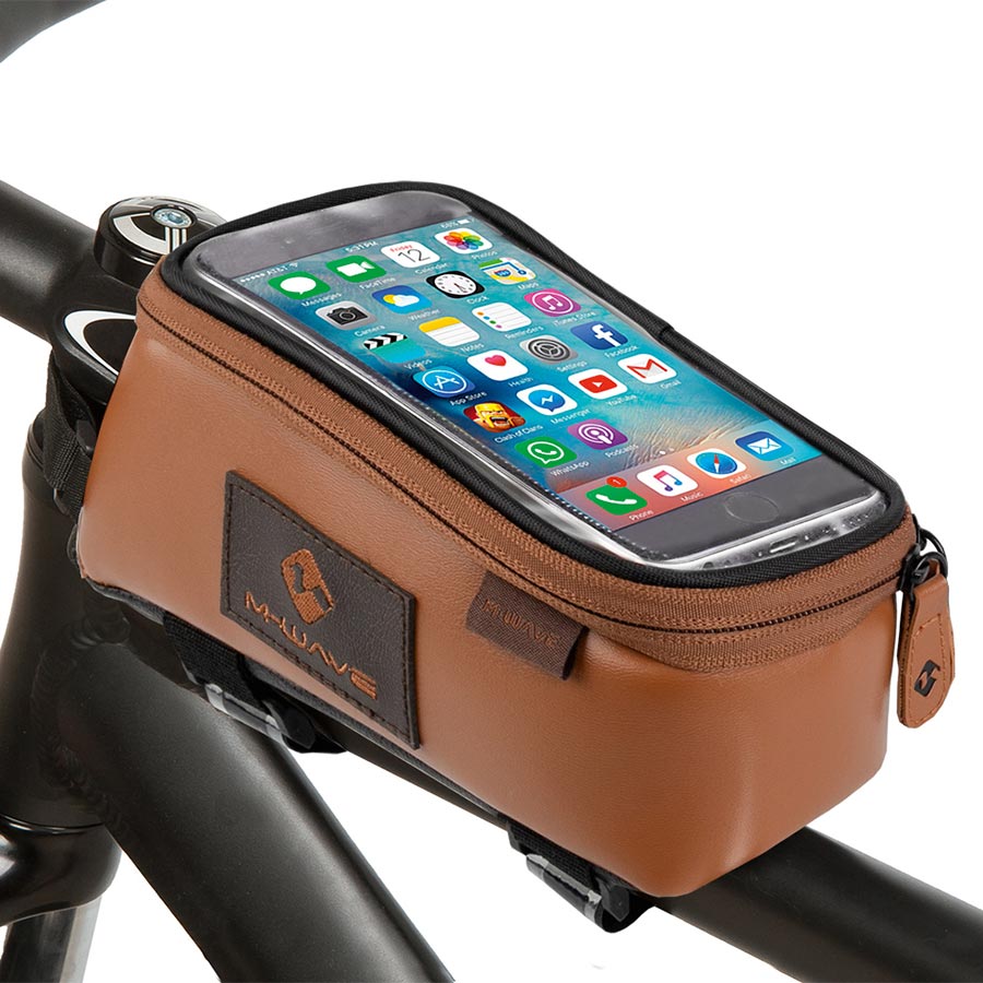 M-Wave Rotterdam LE Top Tube Bags Brown